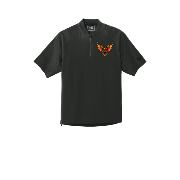New Era Cage Short Sleeve 1/4-Zip Jacket. NEA600