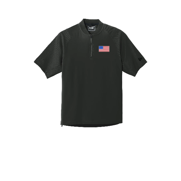 New Era Cage Short Sleeve 1/4-Zip Jacket. NEA600