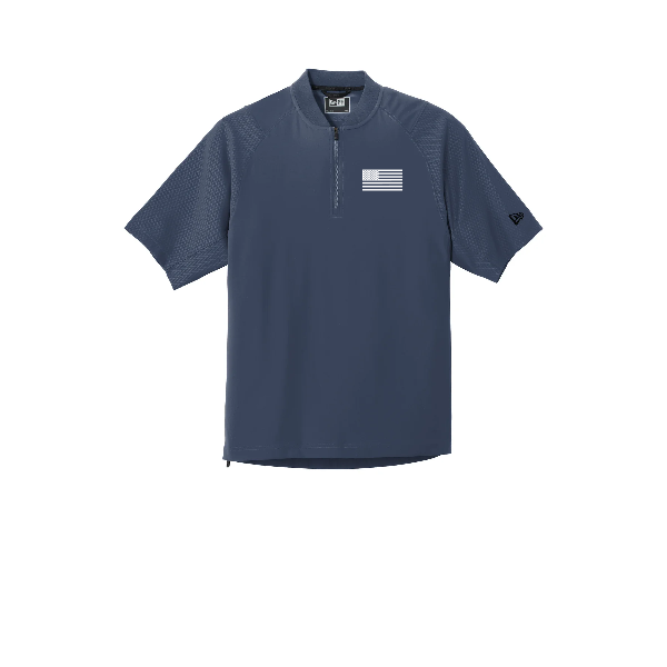 New Era Cage Short Sleeve 1/4-Zip Jacket. NEA600