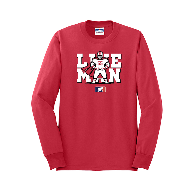 LINE MAN - Long Sleeve T-Shirt