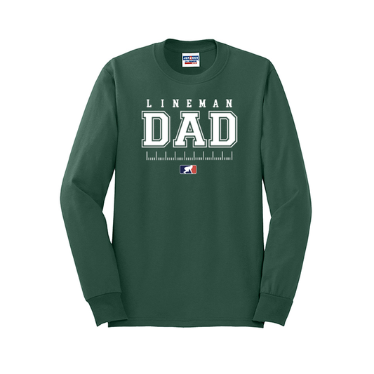 LINEMAN DAD - Long Sleeve T-Shirt