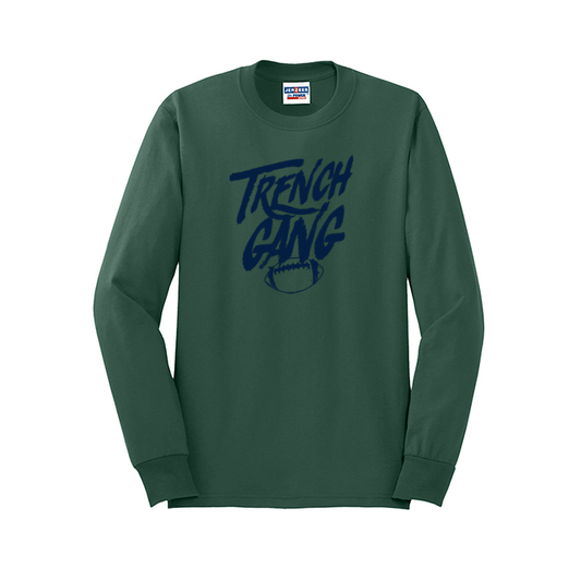 TRENCH GANG (Navy) - Long Sleeve T-Shirt