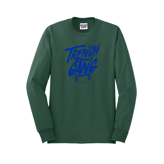 TRENCH GANG (Royal) - Long Sleeve T-Shirt