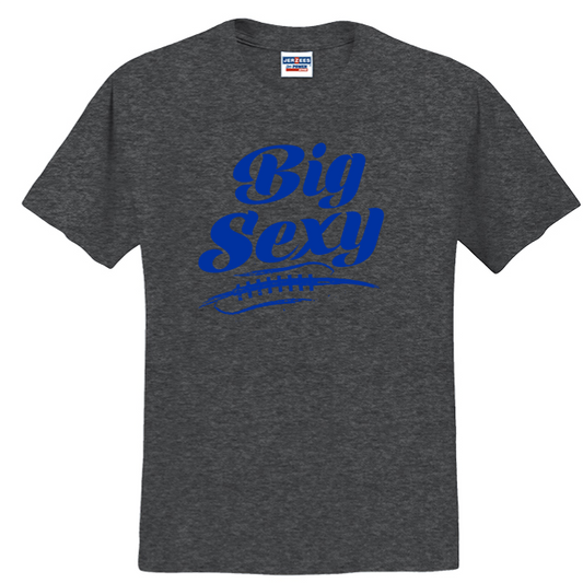 BIG SEXY (Royal) (A) - Heavyweight T-Shirt