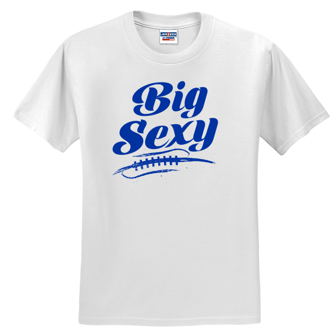 BIG SEXY (Royal) (A) - Heavyweight T-Shirt