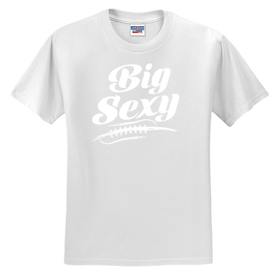 BIG SEXY (White) (A) - Youth T-Shirt
