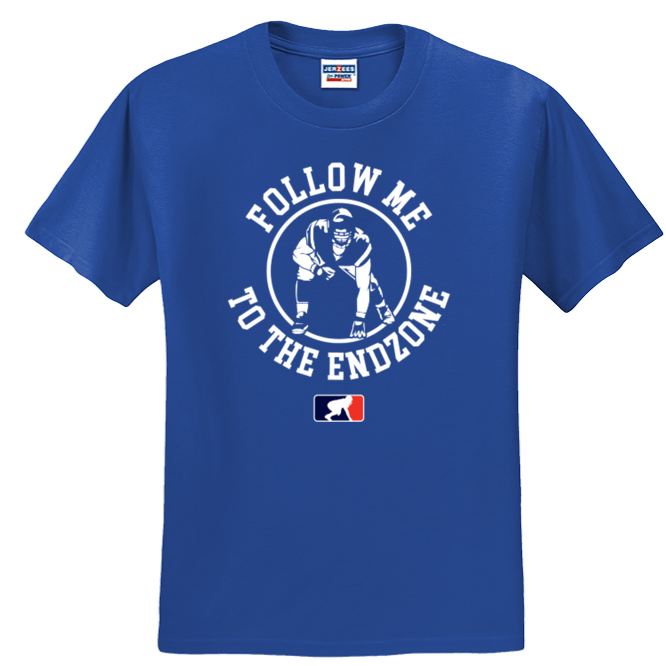 FOLLOW ME TO THE ENDZONE - Heavyweight T-Shirt