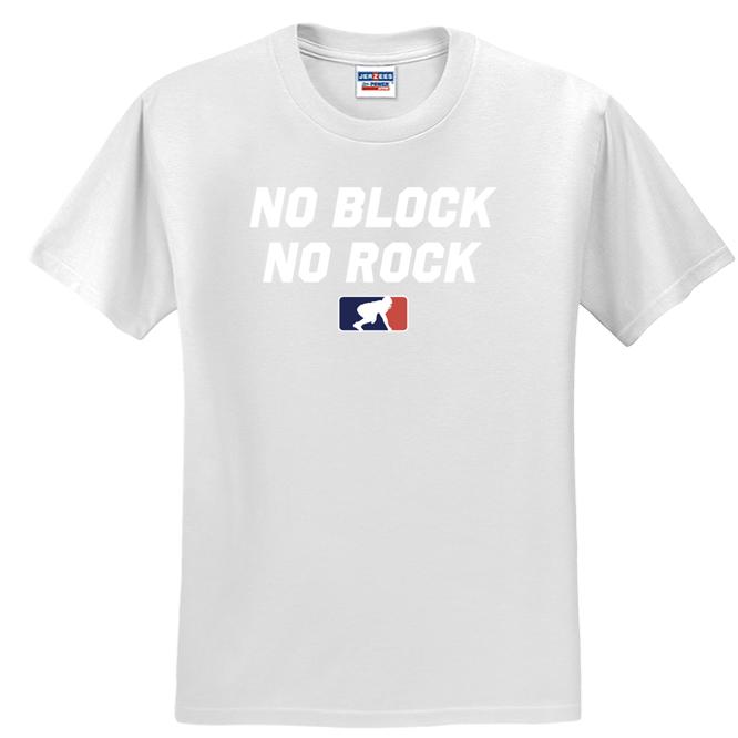 NO BLOCK NO ROCK - Heavyweight T-Shirt