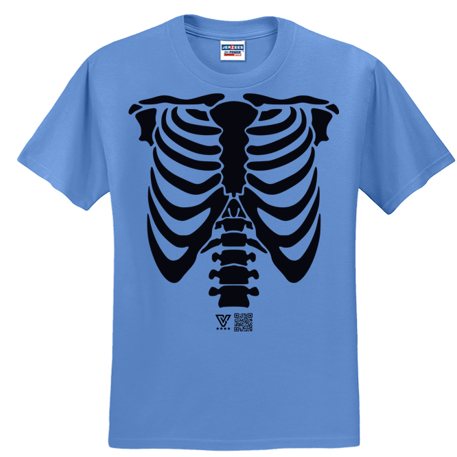 Rib Cage Graphic Tee (Black)