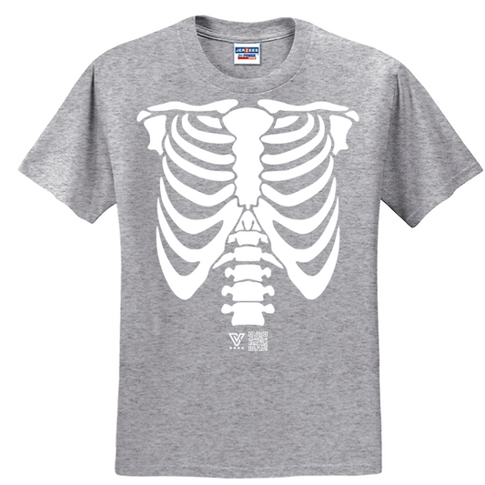 Rib Cage Graphic Tee (White)