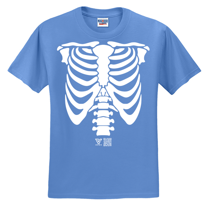 Rib Cage Graphic Tee (White)