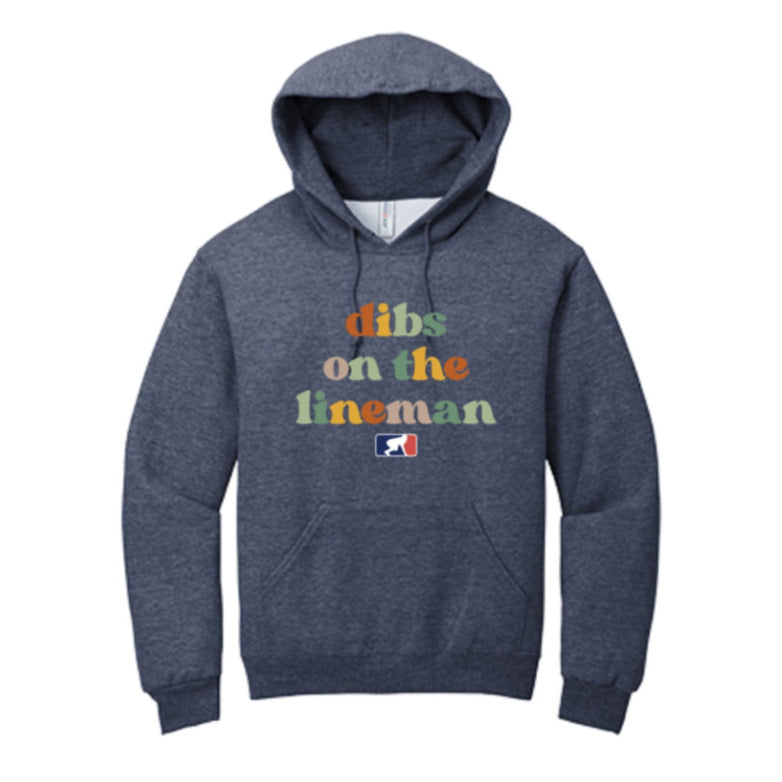 DIBS ON THE LINEMAN (Color) - Youth Hoodie