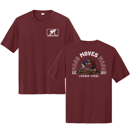 BIG BONED - MASS MOVES MASS - Performance Tee