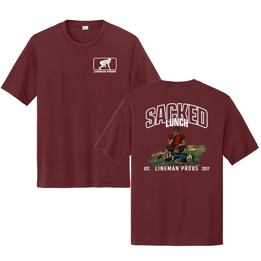 BIG BONED - SACKED LUNCH - Performance Tee