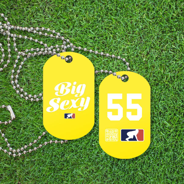 BIG SEXY (White) (P) - Dog Tags