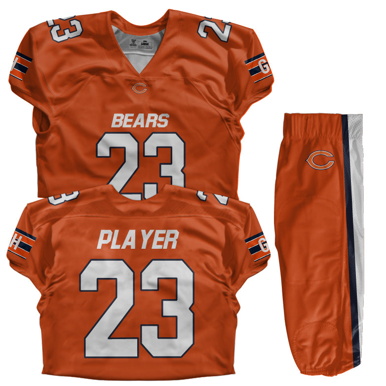 Custom Football Uniform (Youth) - Bears