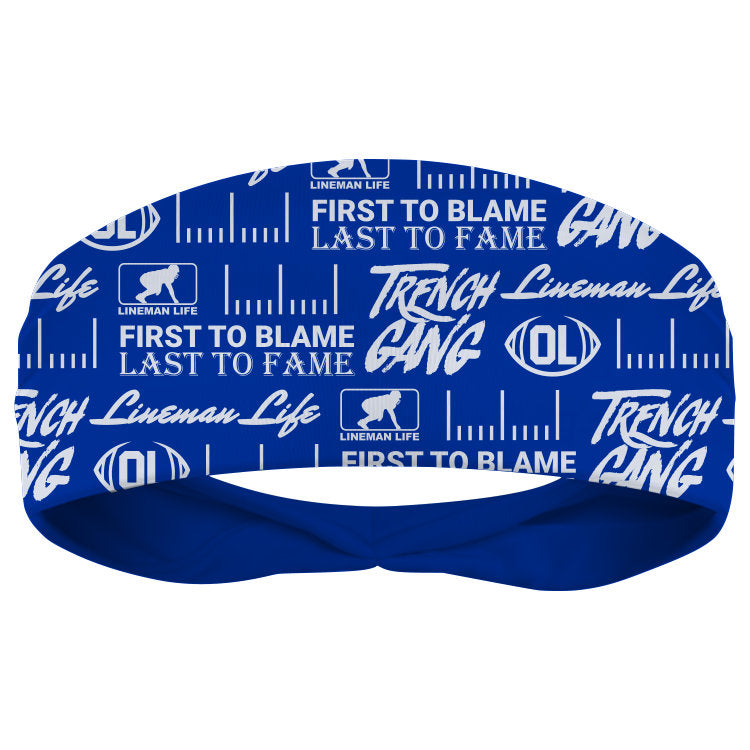 LOGO BLEND (White) - Skull Wrap Headband