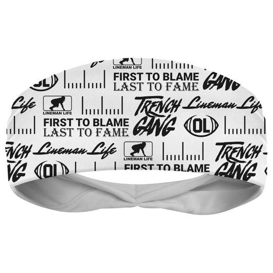 LOGO BLEND (Black) - Skull Wrap Headband