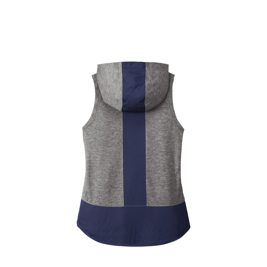 CLOVIS SHARKS - Womens TriBlend Draft Hoodie Tank