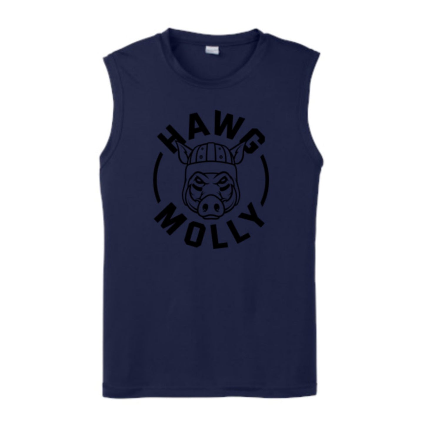 HAWG MOLLY (Black) - Muscle T-Shirt