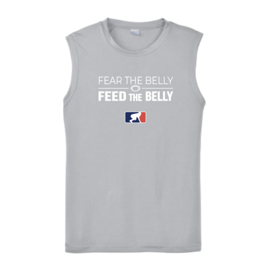 FEAR THE BELLY FEED THE BELLY - Muscle T-Shirt