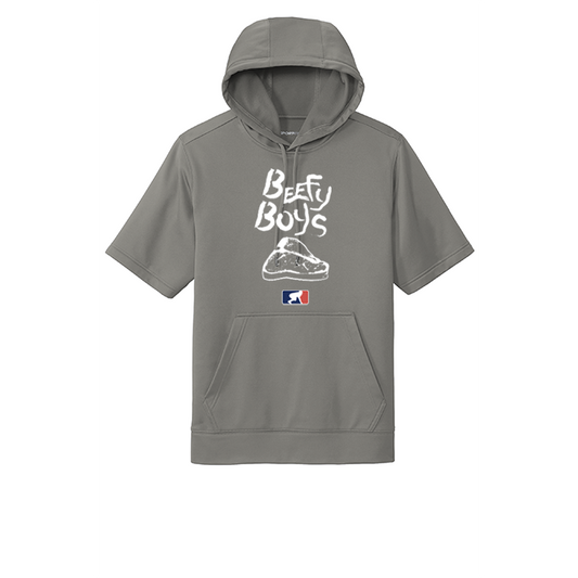 BEEFY BOYS - Short Sleeve Hoodie