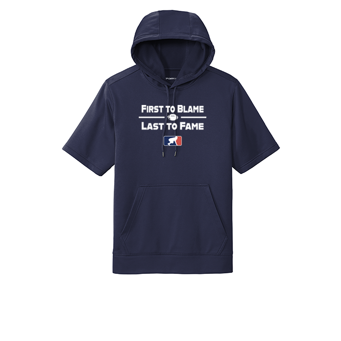 FIRST TO BLAME - Short Sleeve Hoodie