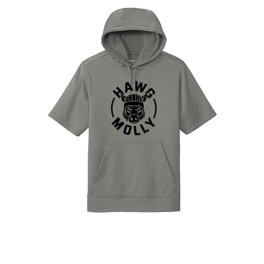HAWG MOLLY (Black) - Short Sleeve Hoodie