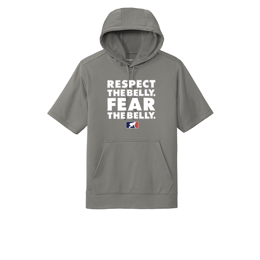 RESPECT THE BELLY - Short Sleeve Hoodie
