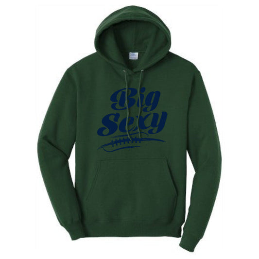 BIG SEXY (A) (Navy) - Heavyweight Hoodie