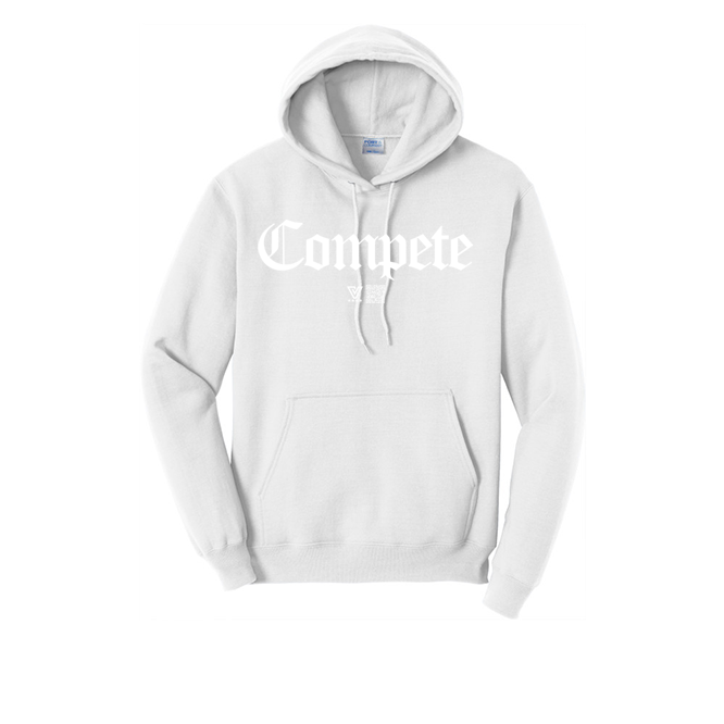 Compete Graphic Hoodie (White)