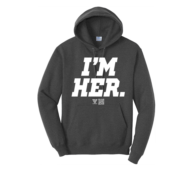 I’m Her Graphic Hoodie (White)
