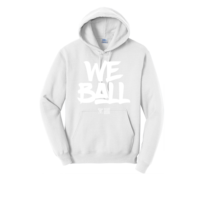 We Ball Graphic Hoodie (White)