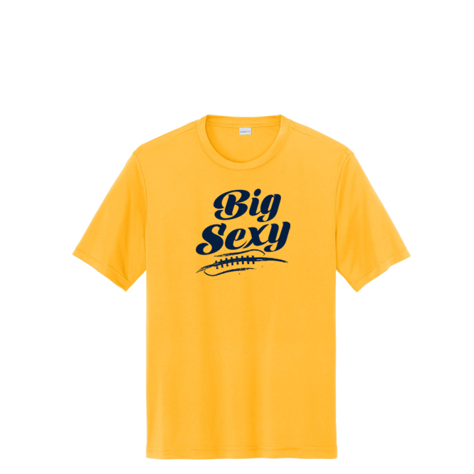 BIG SEXY (A) (Navy) - Youth Performance Tee
