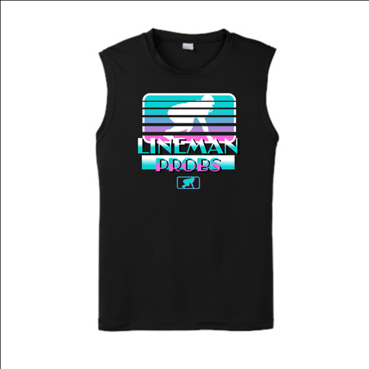 LINEMAN PROBS (Shutter) - Trench Vice Muscle T-Shirt
