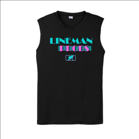 LINEMAN PROBS (Retro) - Trench Vice Muscle T-Shirt