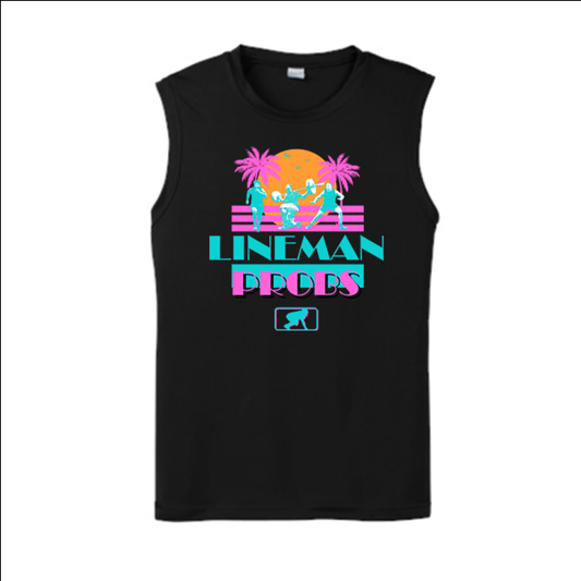 LINEMAN PROBS (Grind) - Trench Vice Muscle T-Shirt
