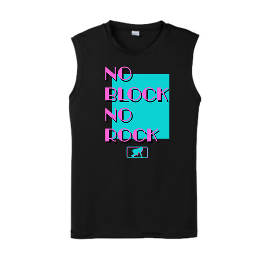 NO BLOCK NO ROCK (Vice) - Trench Vice Muscle T-Shirt