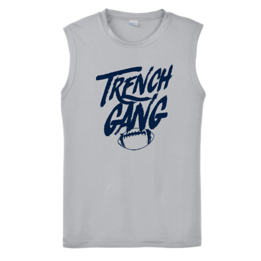 TRENCH GANG (Navy) - Muscle T-Shirt