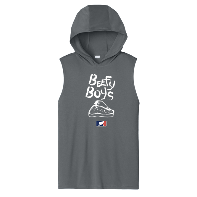 BEEFY BOYS - Hooded Muscle Tee