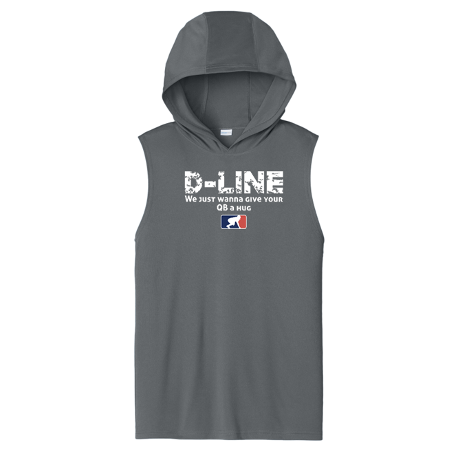 D-LINE HUGS - Hooded Muscle Tee