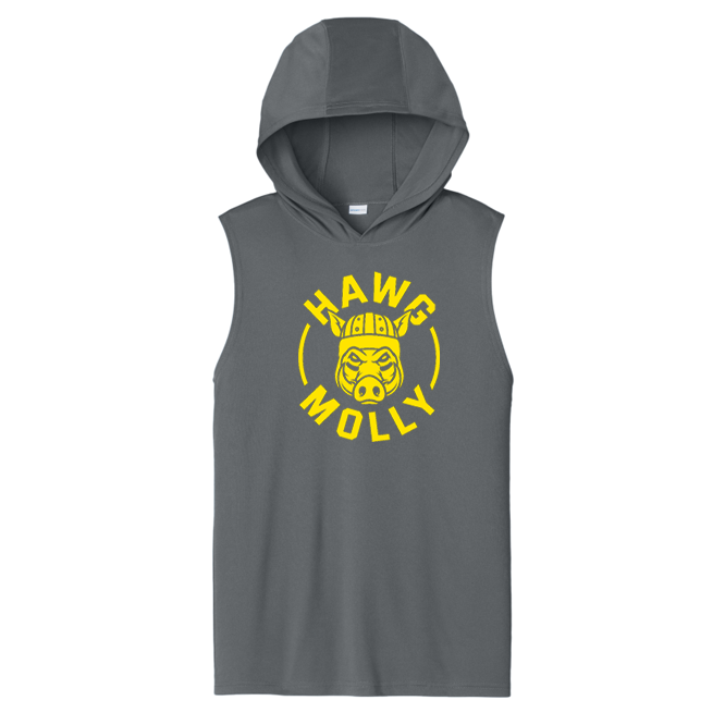 HAWG MOLLY (Yellow) - Hooded Muscle Tee