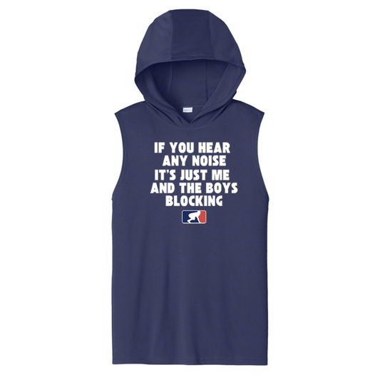 ITS JUST ME AND THE BOYS - Hooded Muscle Tee
