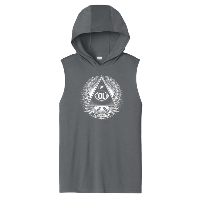 OLINEMINATI - Hooded Muscle Tee