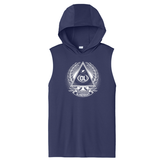 OLINEMINATI - Hooded Muscle Tee