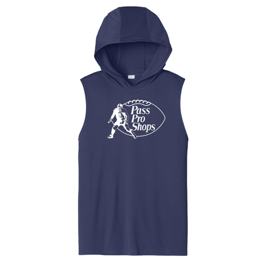 PASS PRO SHOPS (White) - Hooded Muscle Tee