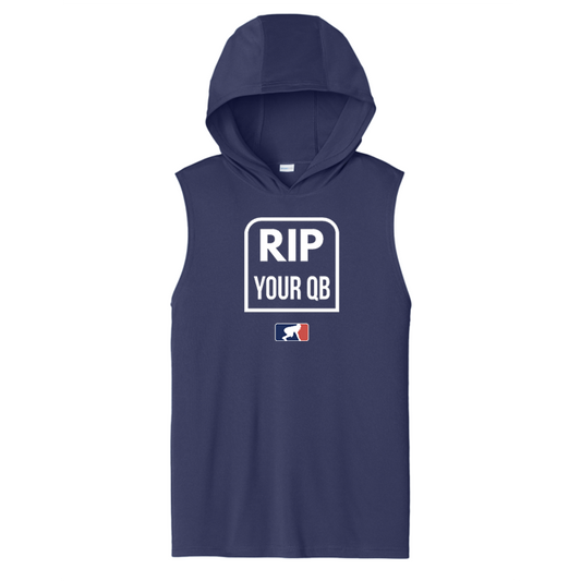RIP YOUR QB - Hooded Muscle Tee