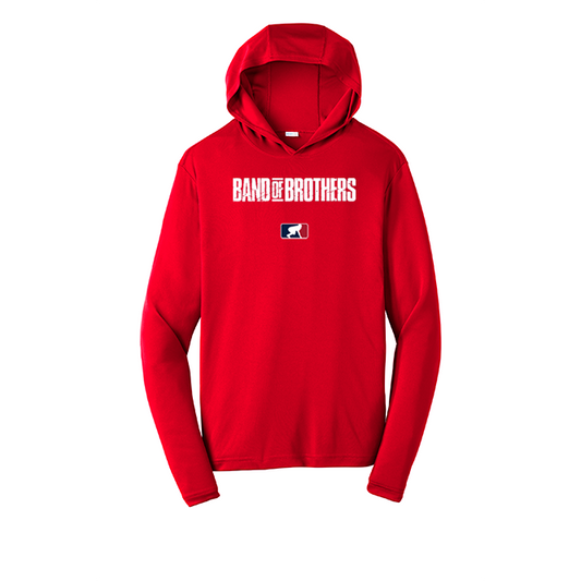 BAND OF BROTHERS - Hooded Long Sleeve Performance Tee