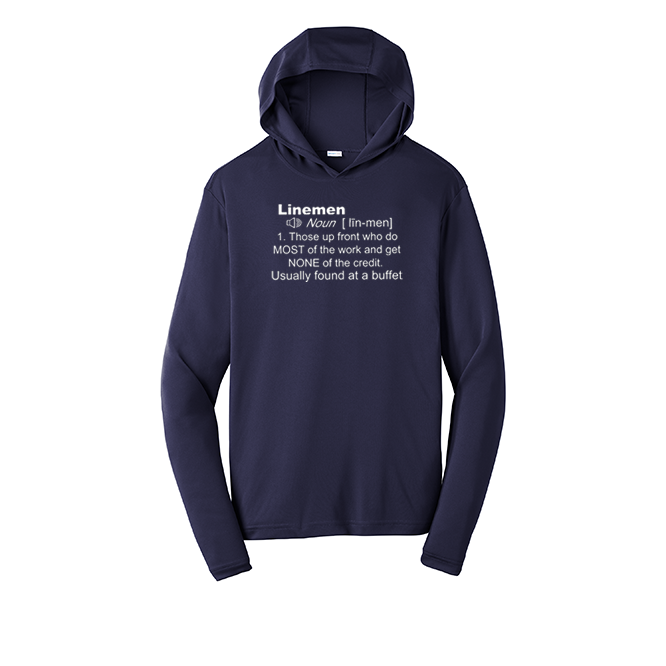 DEFINITION - Hooded Long Sleeve Performance Tee