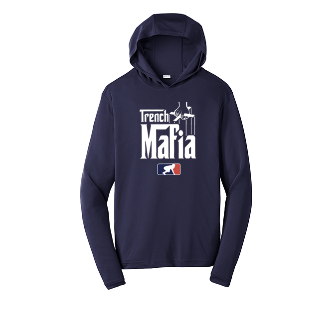 TRENCH MAFIA - Hooded Long Sleeve Performance Tee
